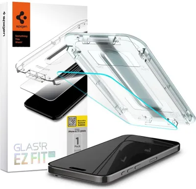 Produktbild von Spigen AGL06898, Apple, iPhone 15 Pro, Kratzresistent, Schockresistent, 1 Stück(e)