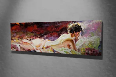 Produktbild von Wallity, PC211- VGA1299, Bunt, Leinwandbilder, 30 x 80 cm, 100% Leinwand