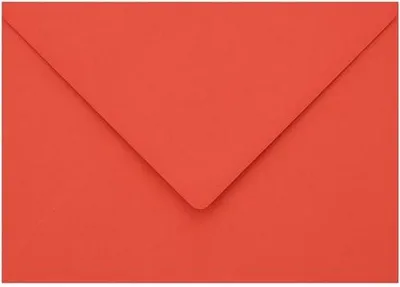 Image de Enveloppes C5 rouge corail 120 g 10 pièces – Enveloppes élégantes