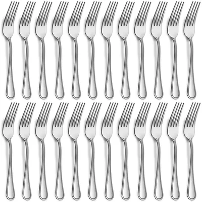 Edelstahl Tafelgabel Set 24-teilig 20 cm spülmaschinengeeignet
