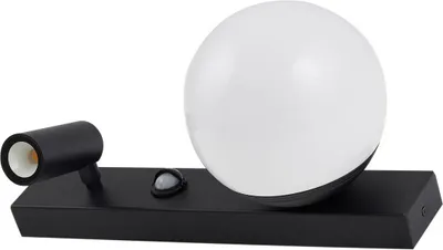 Produktbild von Lindby LED-Außenwandlampe Larcie, 35 cm, 2-flg., Alu, Sensor