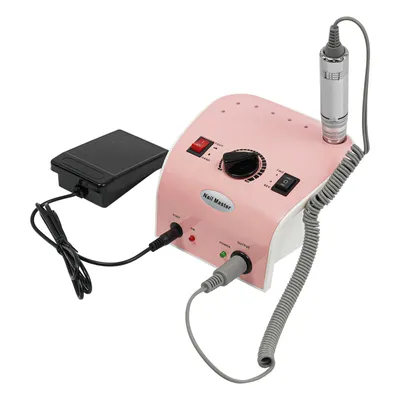 Zdjęcie produktu dla Profesjonalny obcinacz do paznokci Elektryczna cicha wiertarka do paznokci Manicure Pielęgnacja paznokci Pedicure Narzędzie do zdobienia paznokci 35W Różowy do domowego salonu paznokci