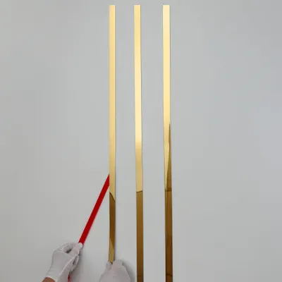 Produktbild von Dekorative Goldleiste mit Spiegelfinish für DIY-Dekoration
