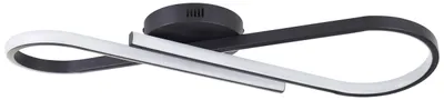 Zdjęcie produktu dla Lampa sufitowa LED BRILLIANT, 24 W, 3000 K, 2800 lm, ciepła biel, IP20, czarna