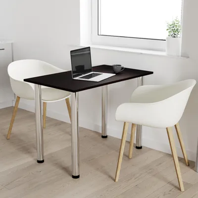 Produktbild von AKKE Wenge Küchentisch mit chrom beine LxBxH: 100x55x74 cm