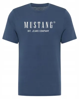 Immagine prodotto di Mustang | T-shirt da uomo in stile Mustang, modello Alex, blu scuro, cotone, taglia 5XL