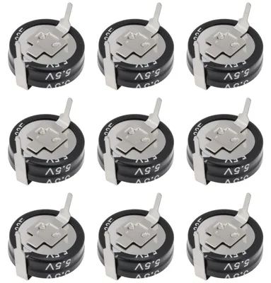 10 Stück Kondensator 0,33 F 5,5 V 11,5 x 2 mm
