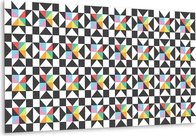Obrázek produktu pro Geometrický Vzor – Samolepicí Obklady na Zeď – PVC Nástěnné Panely – Vinylové Samolepicí Dlaždice – 3D Obklady Bez Vrtání – Nalepovací Tapety do Kuchyně a Koupelny – Samolepicí Fólie na Dlaždice – 100x50 cm
