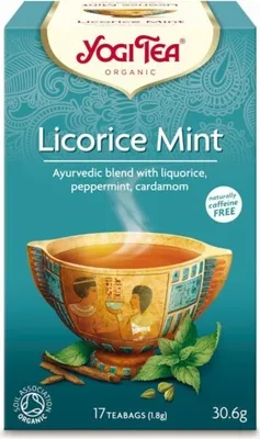 Obrázek produktu pro Yogi Tea Lékořice MINZE17X2,2G