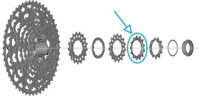 Produktbild von SHIMANO Ritzel für CS-LG700 - 13 Zähne