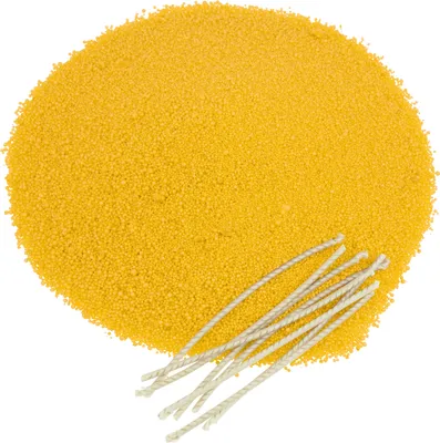 Produktbild von Kerzensand, 175 g 8 Dochte, Pastell-Gelb