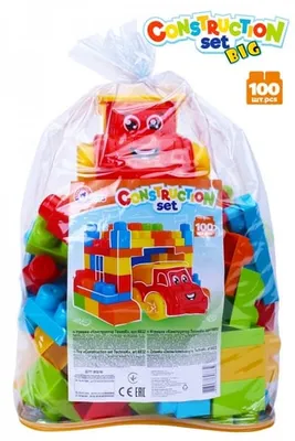 Immagine prodotto di Set di costruzioni per bambini, 100 pezzi
