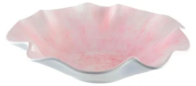 Produktbild von Rosa Salatschüssel aus Melamin, 35 x 35 x 9 cm
