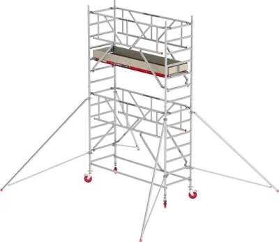 Produktbild von Altrex Fahrgerüst RS Tower 41 PLUS Aluminium mit Safe-Quick® und Holz-Plattform 5,20m AH breit 0,90x2,45m