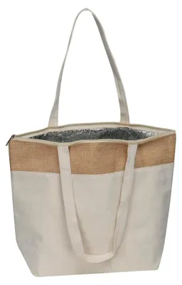 Produktbild von Kühltasche aus Baumwolle und Jute