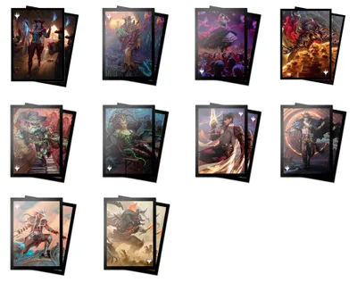 Produktbild von 100 Ultra Pro MtG Magic Sleeves - Outlaws of Thunder Junction (66x91mm)