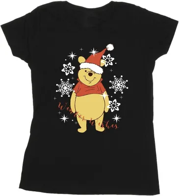 Produktbild von Disney - "Winter Wishes" T-Shirt für Damen BI44865 (S) (Schwarz)
