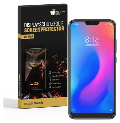 Produktbild von 2x Displayschutzfolie für Xiaomi Redmi Note 6 Pro Displayfolie Schutzfolie KLAR