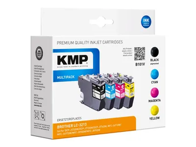 Immagine prodotto di KMP Patrone Brother LC-3213 bk,cyan,mag,yel. 4x400 S. B100V remanufactured