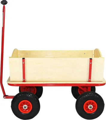 Produktbild von Beachtrekker Style Holz Bollerwagen Handwagen Natur