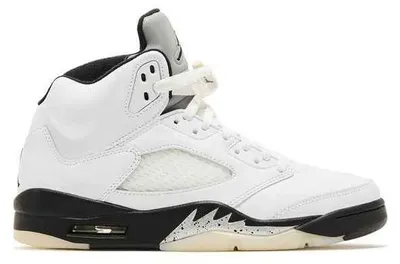 Produktbild von Nike Air Jordan 5 Retro "Reverse Metallic White Black", Größe: 40,5