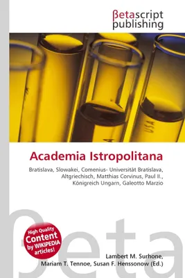 Produktbild von Academia Istropolitana