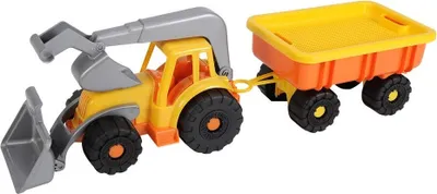 Produktbild von Androni Power Worker Traktorlader mit Anhängerkupplung - Länge 58 cm orange