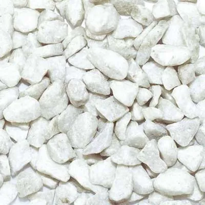 Produktbild von 2kg Dekosteine 9-13mm weiß Steine Streudeko Farbsteine Dekokies Dekogranulat