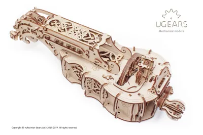 Obrázok produktu pre Ugears 3D drevené mechanické puzzle Hurdy-Gurdy