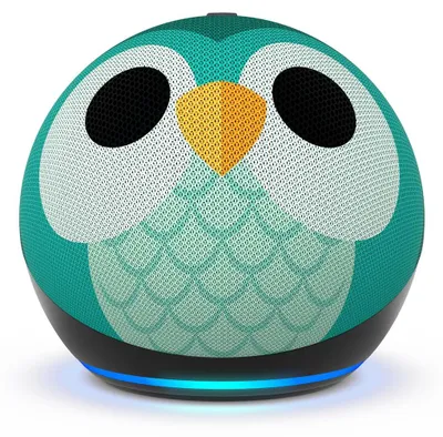 Produktbild von Amazon Echo Dot Kids (5.Gen), Amazon Alexa, Sphärisch, Mehrfarbig, Deutsch, Englisch, Spanisch, Französisch, Italienisch, Android, Fire OS, 4,4 cm