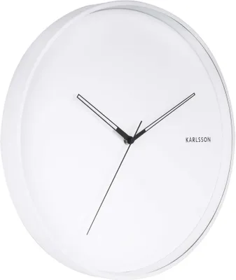 Produktbild von Karlsson Wanduhr Hue - Metall Weiß - Ø40cm