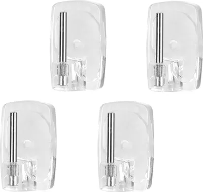 Produktbild von Gardinenhaken, 4er Set, transparent