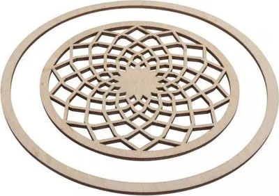 Zdjęcie produktu dla 3 drewniane dyski do łapaczy snów Ø 13 cm + 3 pierścienie 18 cm