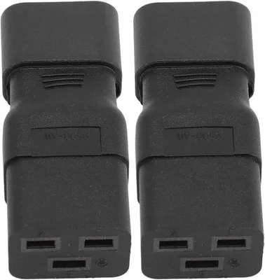 Image de Adaptateur secteur IEC 320 mâle vers femelle, 10 A, 125 V