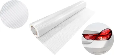 Produktbild von Carbon Folie 100x300 cm - Carbon 3D Weiß - Carbonfolie matt mit Luftkanal-Kleber und UV-Schutz - Selbstklebend Autofolie für Innen und Außen - Auto Folierung für Tuning - Carwrappingfolie