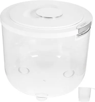 Image de Boîte hermétique pour aliments 5 kg - Boîte de conservation pour le pain avec couvercle hermétique, idéale pour les céréales, les pâtes et le rangement dans la cuisine (sans BPA)