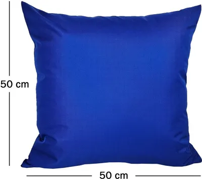 Produktbild von JACK 50x50cm Outdoor Lounge Kissen Dekokissen inkl. XXL-Füllung Wasserabweisend Sitzkissen Garten Stuhl Lotus Effekt, Farbe:Blau