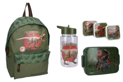 Image de Ensemble scolaire Jurassic World : sac à dos et sac à lunch