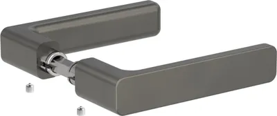 Produktbild von GRIFFWERK MINIMAL MODERN SIEGER DESIGN Griffpaar für Schlosskasten Kaschmirgrau