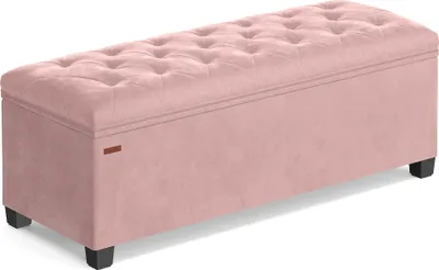 Produktbild von SONGMICS Sitzhocker mit Stauraum, Sitzbank mit Beinen, 40 x 110 x 40 cm Fußbank, Aufbewahrungsbox, bis 300 kg belastbar