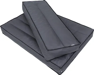 Produktbild von Opěradlo 120x40 cm Polštářek z palety odnímatelný potah voděodolný Polštářky z palety Polštářky z palety Zahradní polštářky Venkovní polštářky z palety Grafitová barva