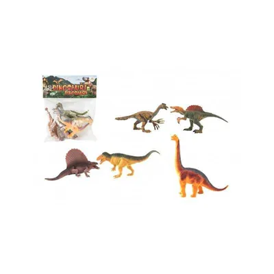 Immagine prodotto di Figurine di dinosauro - 16-18 cm, 5 pezzi Teddies
