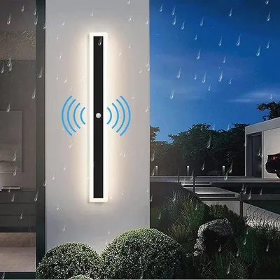 Zdjęcie produktu dla Zewnętrzna lampa LED z czujnikiem ruchu – wodoodporna kinkiet do ogrodu i sypialni – IP65