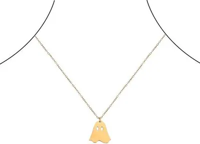 Produktbild von Halloweenketting aus Edelstahl - Hängekette - Schmuckhalter - Partygeschenk - Länge 50 cm