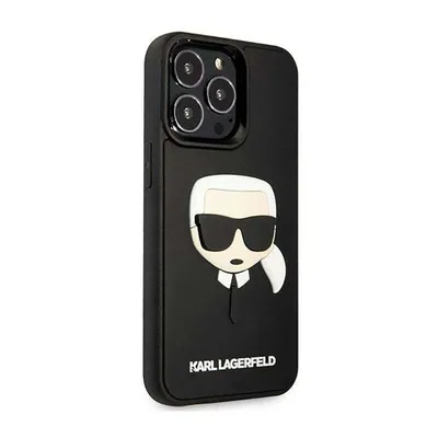 Produktbild von Karl Lagerfeld, Schutzhülle 3D Rubber Karl's Head Apple iPhone 14 Pro Max, Schwarz
