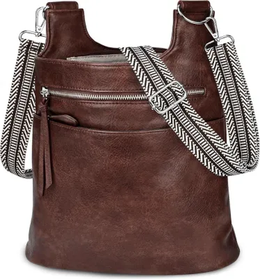 Obrázek produktu pro TEUEN Taška přes rameno Dámy středníPolyuretankožená crossbody taška