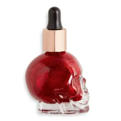 Immagine prodotto di Makeup Revolution, Skull Edition, Liquid Highlighter, Creature Blood of My Enemies, 13 ml