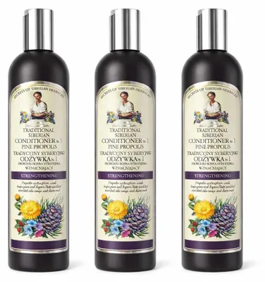 Produktbild von Traditioneller Sibirischer Conditioner Nr. 1 – Kiefer Propolis 550 ml (3 Pack)