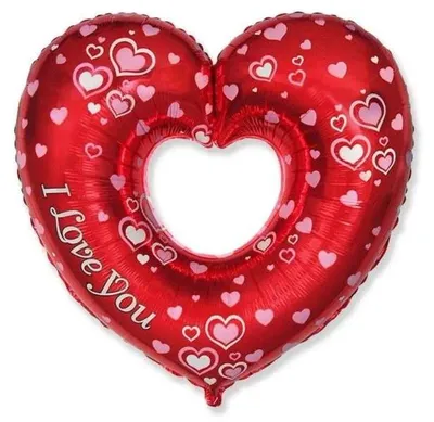 Obrázok produktu pre Fóliový balónik 61 cm Srdce I Love You – Godan