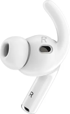 Image de KeyBudz EarBuddyz Crochets d'oreille AirPods Pro (3ème génération) – Ajustement personnalisé avec élastomères de qualité – Confort accru et soutien supplémentaire – Conçu spécifiquement pour AirPods 3ème génération - Blanc
